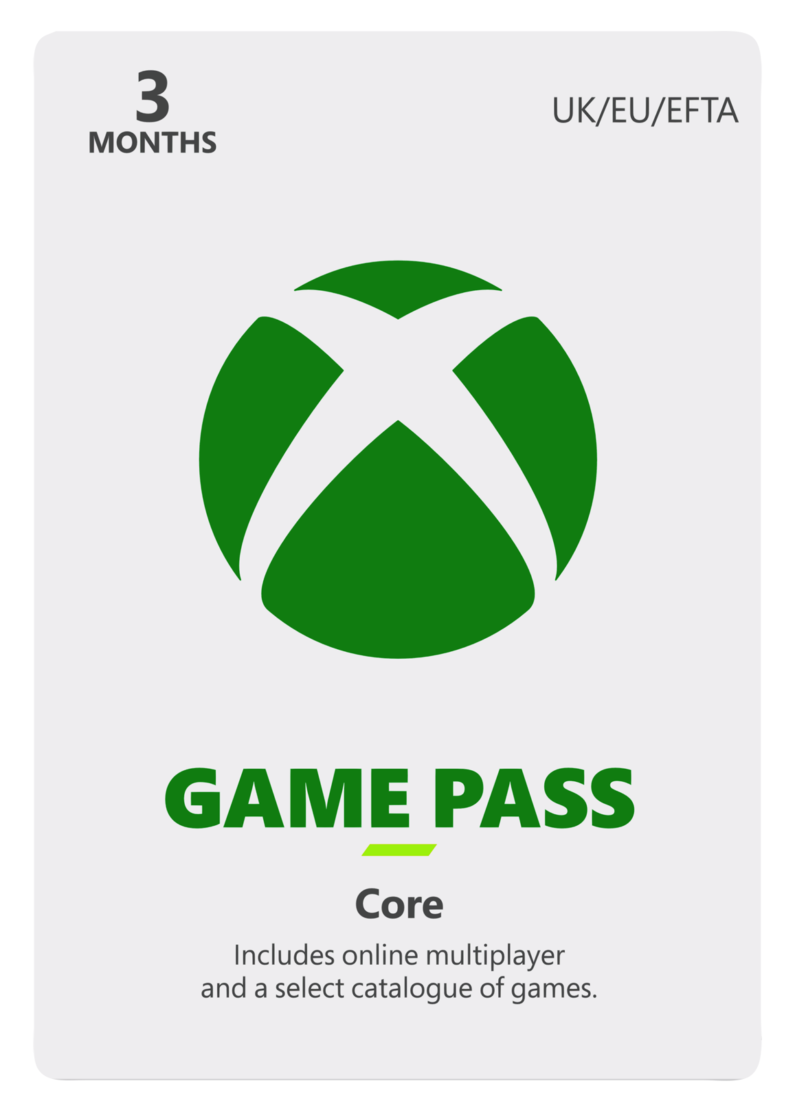 Xbox Game Pass Core - 3 Months